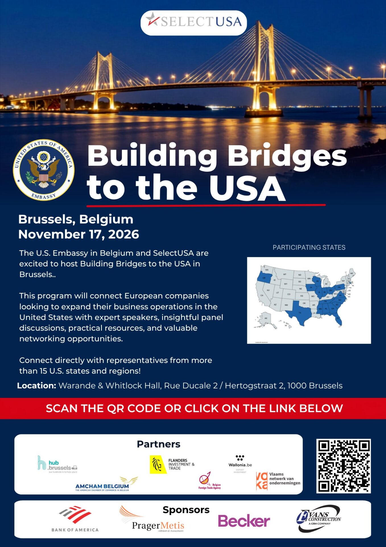 Building Bridges to the US - Brussels 17 November 2026
