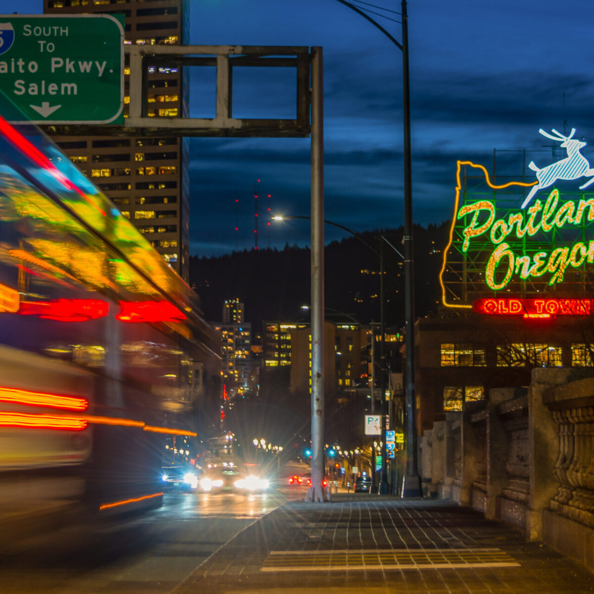 Portland night lights